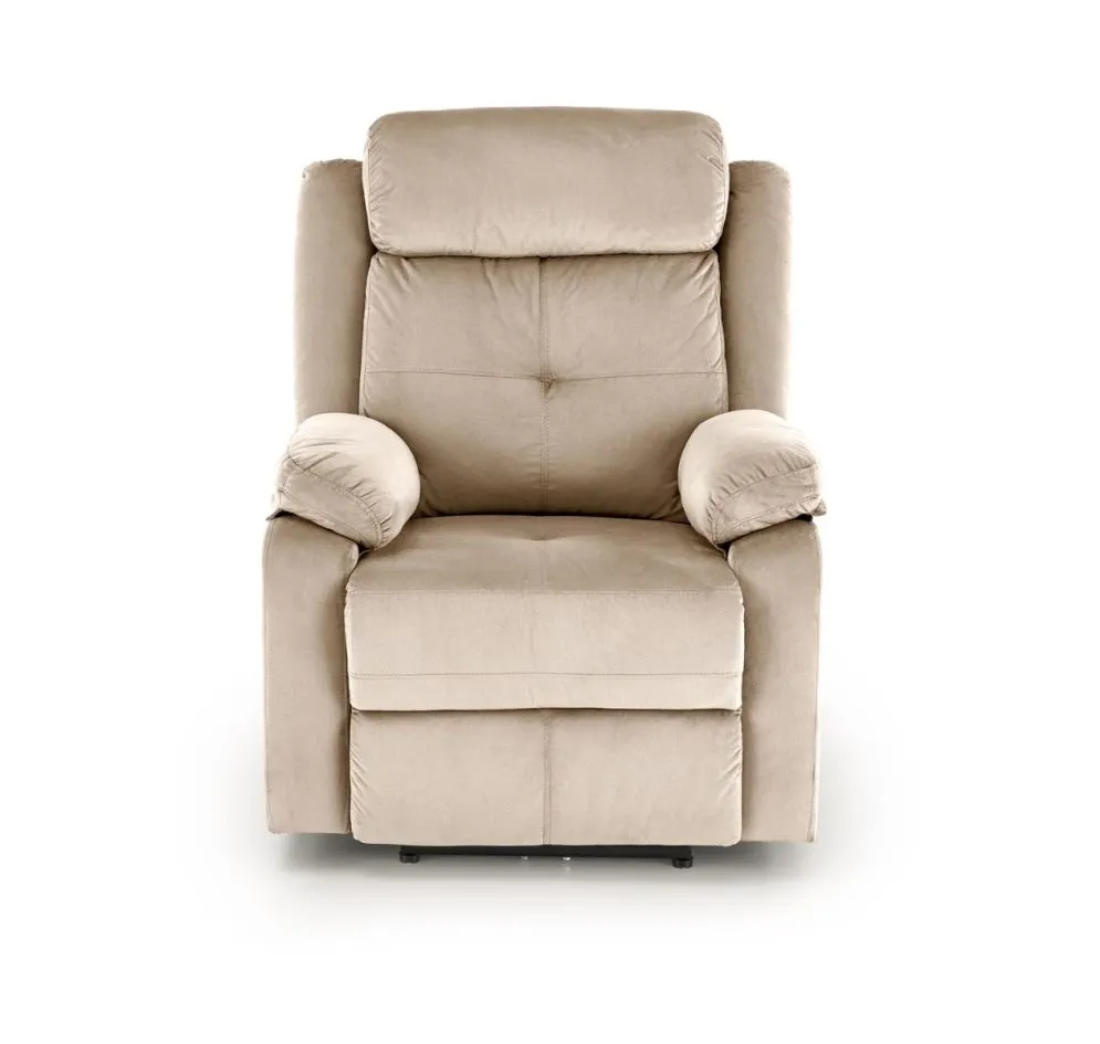 Fotel rozkładany LORIS beżowy elektrycznie rozkładany I sklep meblowy MIRAT.