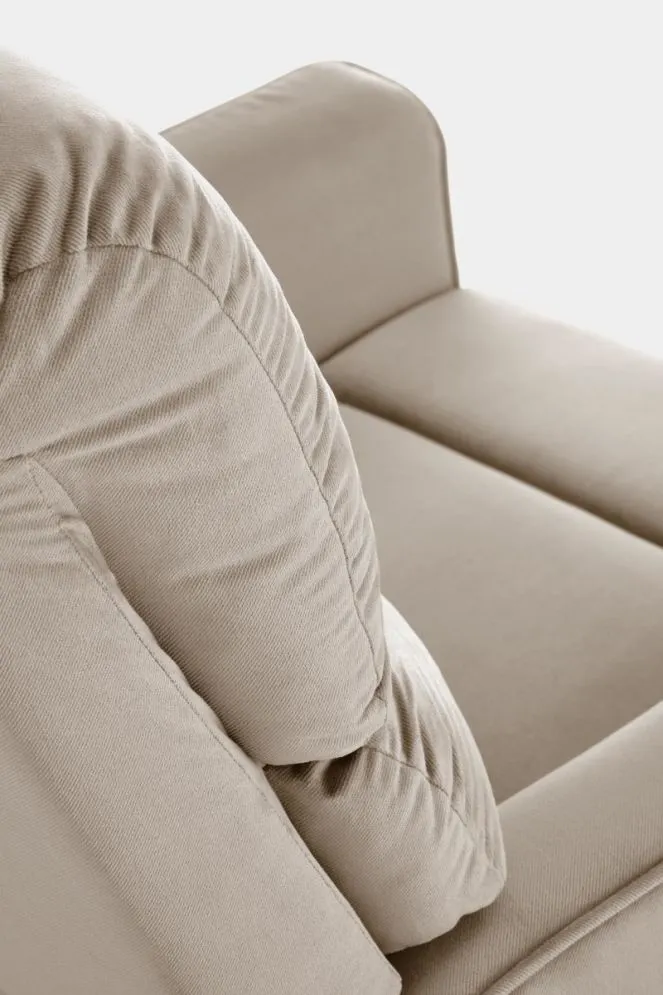 Fotel rozkładany KARIM beżowy z funkcją kołyski I sklep meblowy MIRAT.