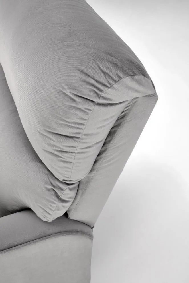 Fotel rozkładany KARIM szary z podnóżkiem I sklep meblowy MIRAT.