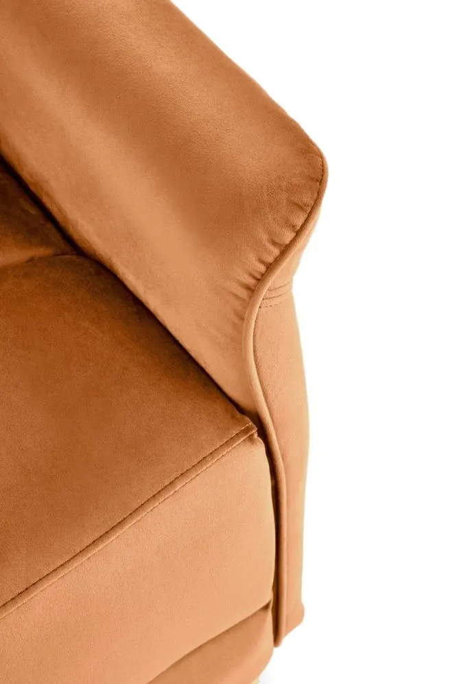 Fotel rozkładany SEMIR VELVET cynamonowy elektrycznie rozkładany I sklep meblowy MIRAT.