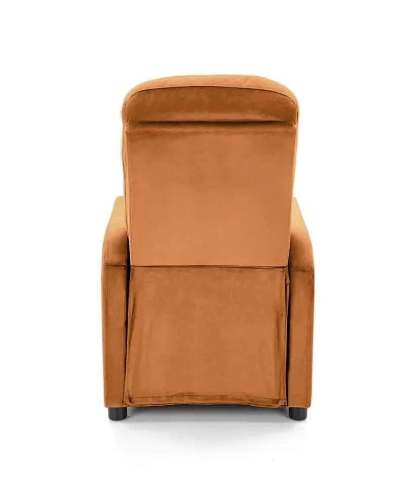 Fotel rozkładany FELIPE 2 VELVET cynamonowy wypoczynkowy I sklep meblowy MIRAT.