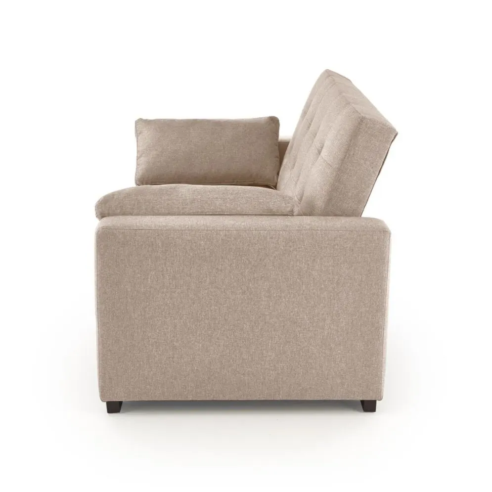 Sofa rozkładana z funkcją spania PAULINIO beżowa do salonu I sklep meblowy MIRAT.