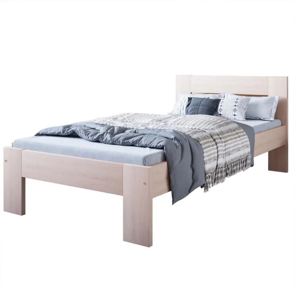 Łóżko pojedyncze MATILDA 90x200 naturalne do sypialni I sklep meblowy MIRAT. styl SKANDYNAWSKI