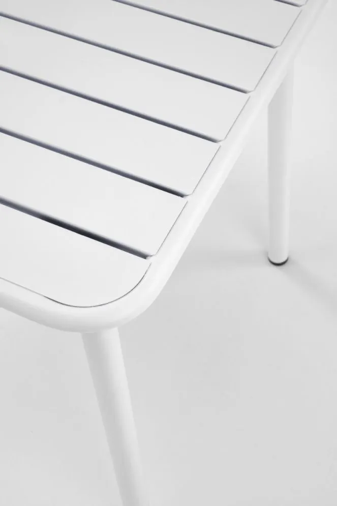 Stolik ogrodowy BOSCO 70x70 biały kwadratowy I sklep meblowy MIRAT.