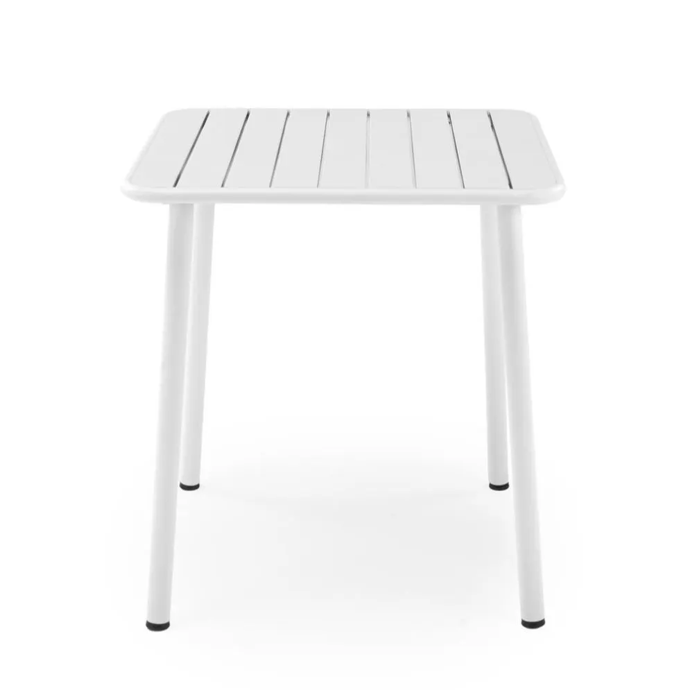 Stolik ogrodowy BOSCO 70x70 biały kwadratowy I sklep meblowy MIRAT.