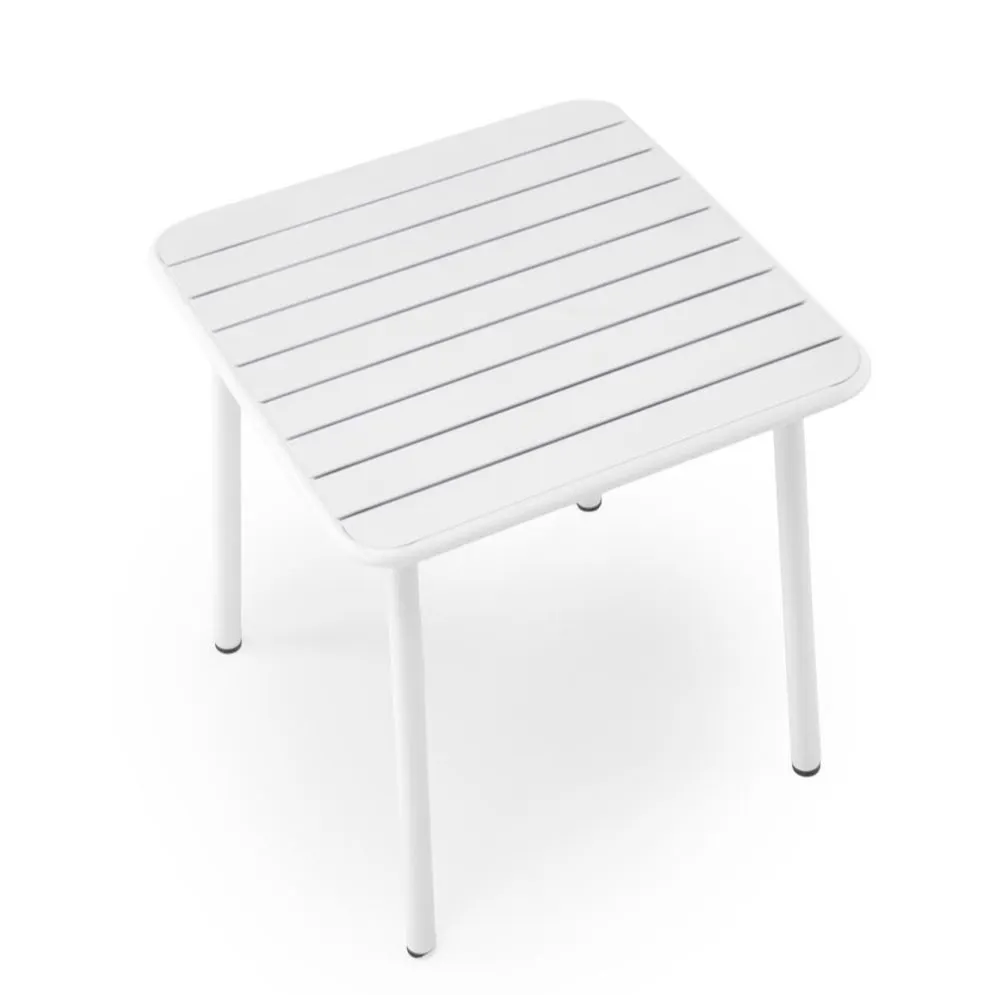Stolik ogrodowy BOSCO 70x70 biały kwadratowy I sklep meblowy MIRAT.