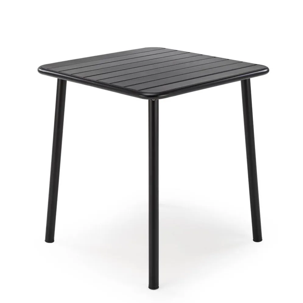 Stolik ogrodowy BOSCO 70x70 czarny 4-osobowy I sklep meblowy MIRAT.