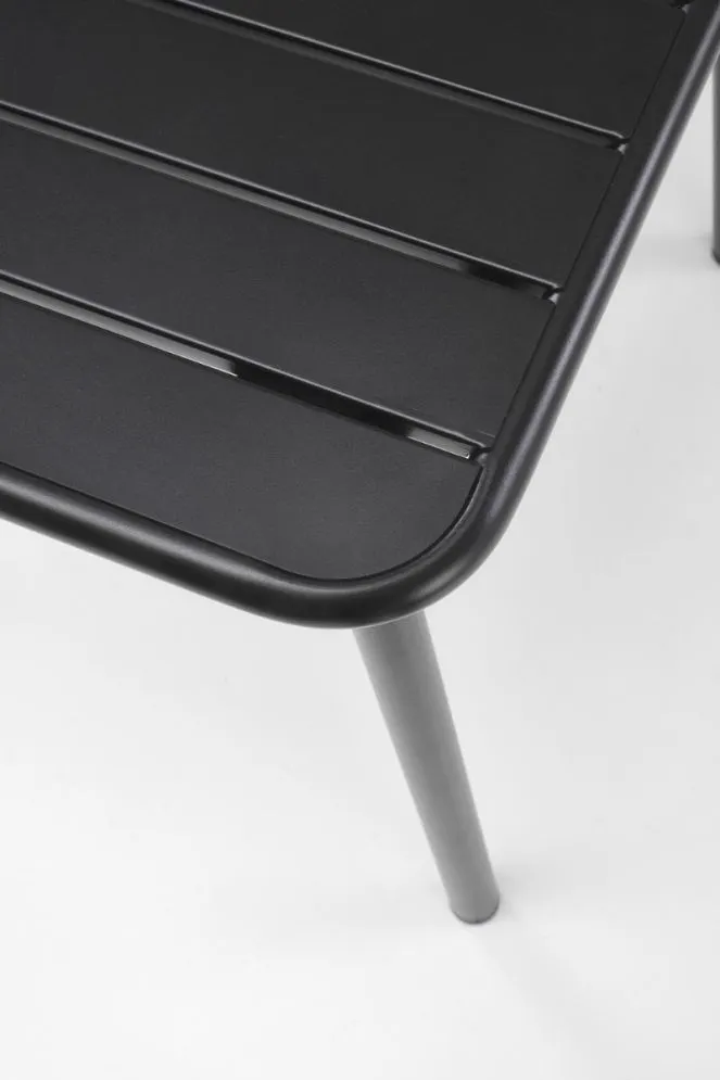 Stolik ogrodowy BOSCO 70x70 czarny 4-osobowy I sklep meblowy MIRAT.