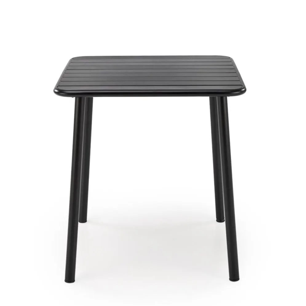 Stolik ogrodowy BOSCO 70x70 czarny 4-osobowy I sklep meblowy MIRAT.
