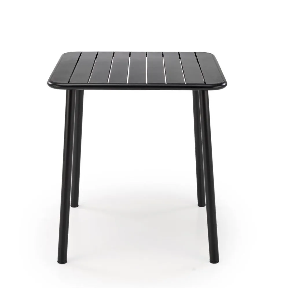 Stolik ogrodowy BOSCO 70x70 czarny 4-osobowy I sklep meblowy MIRAT.