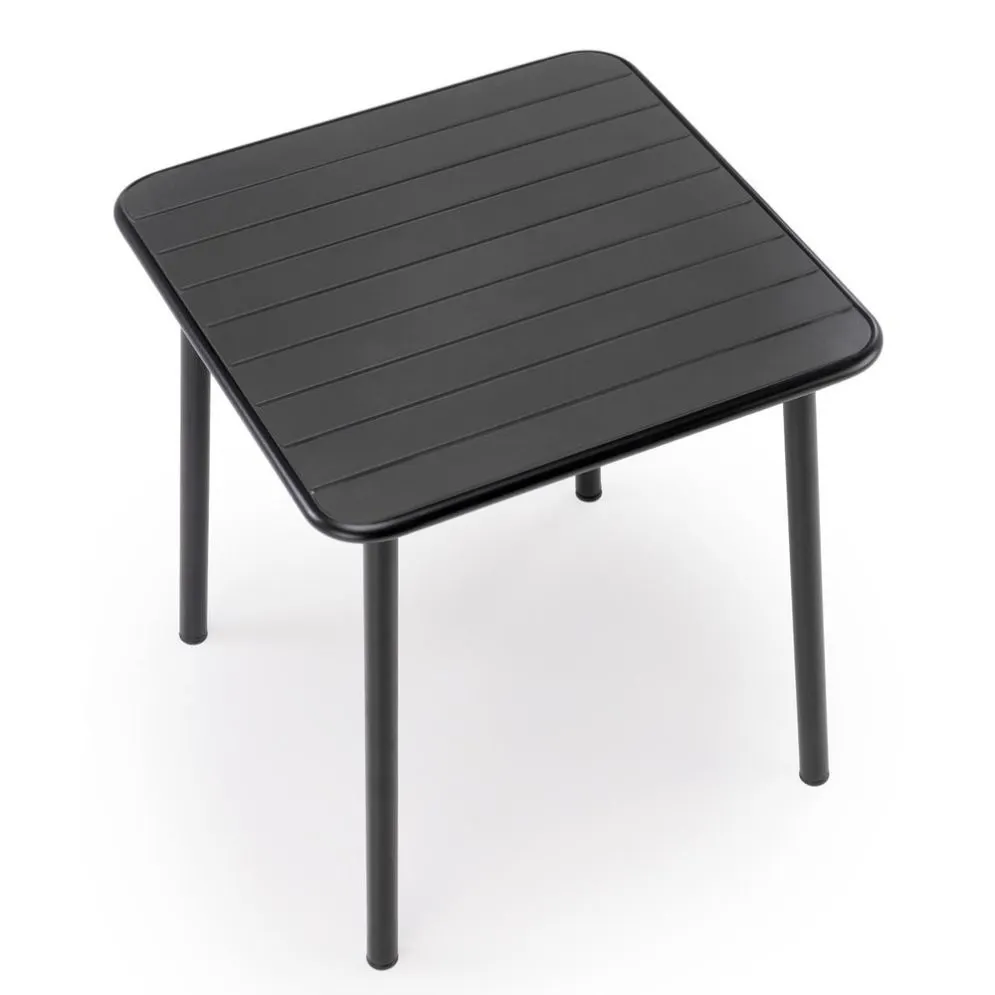 Stolik ogrodowy BOSCO 70x70 czarny 4-osobowy I sklep meblowy MIRAT.