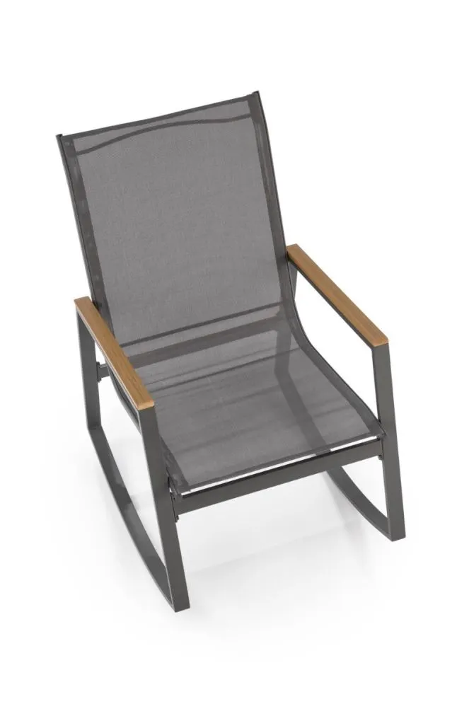 Krzesło ogrodowe ZLATAN szare bujane I sklep meblowy MIRAT.