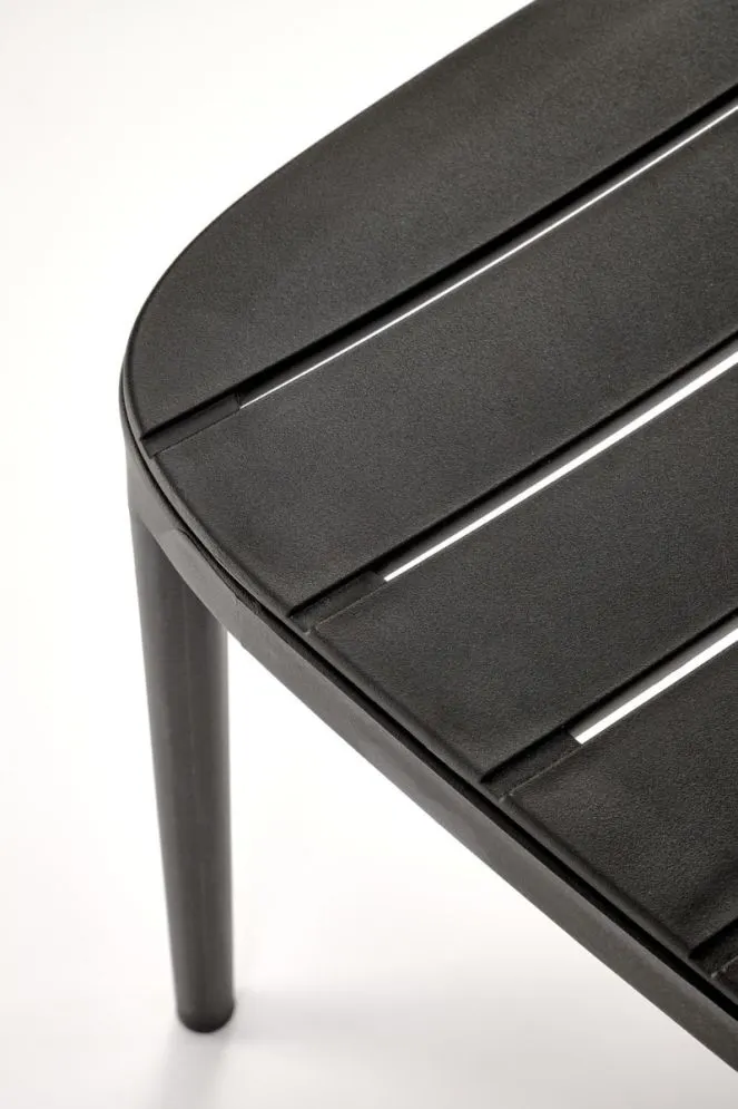 Krzesło K529 czarne z tworzywa PVC ogrodowe I sklep meblowy MIRAT.