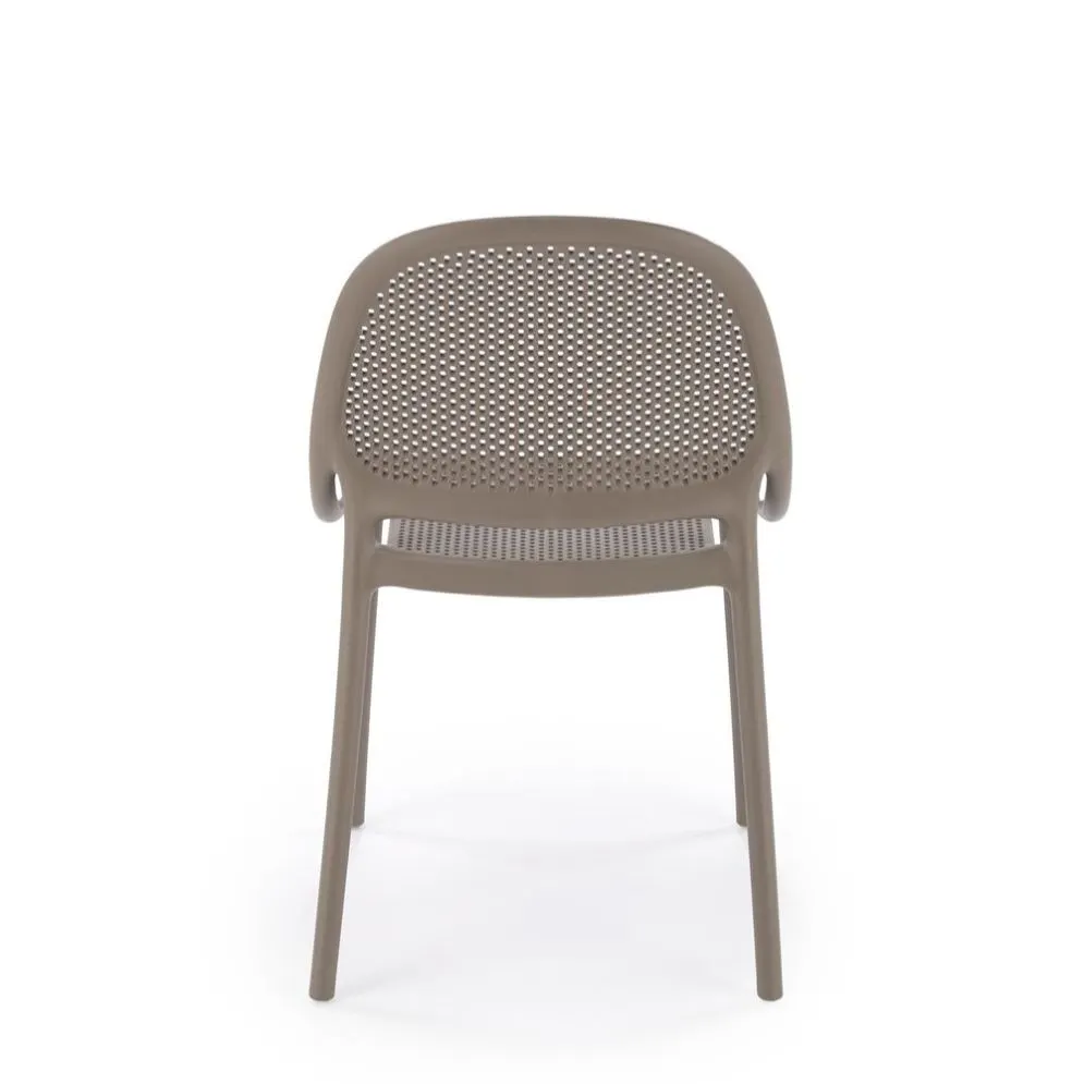 Krzesło K532 khaki z tworzywa PVC ażurowe I sklep meblowy MIRAT.