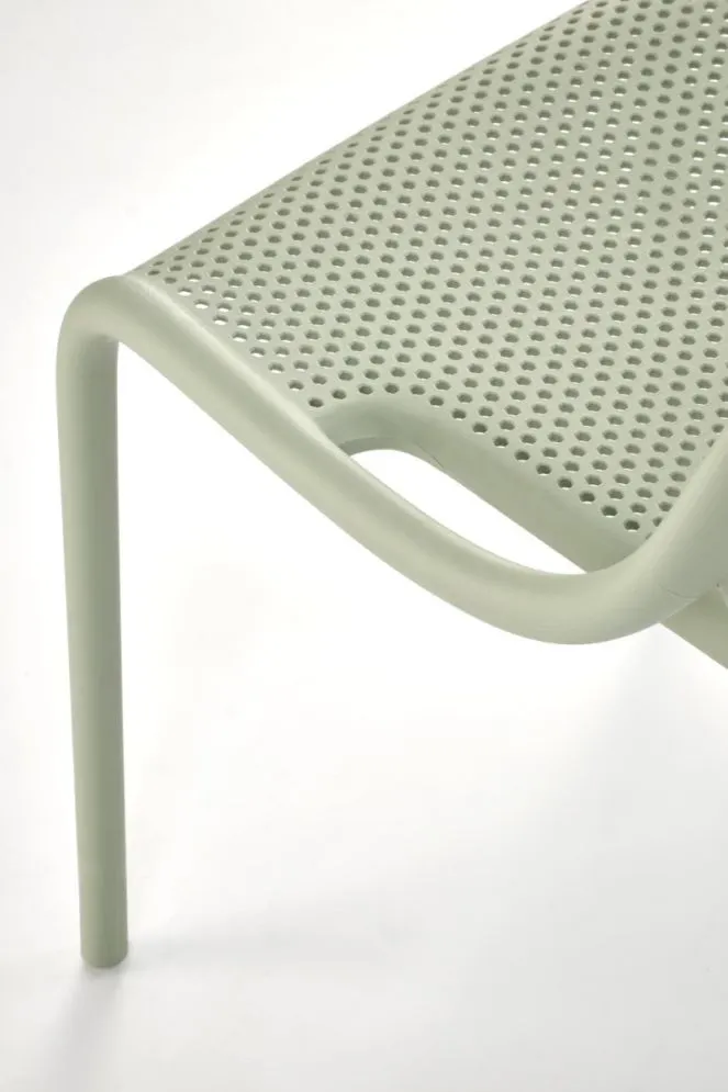 Krzesło K532 miętowe z tworzywa PVC na taras I sklep meblowy MIRAT.