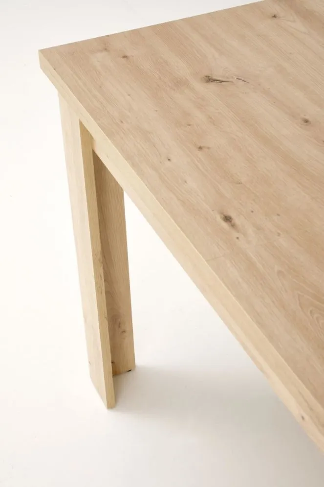 Stół rozkładany BAGIO 120(160)x80 dąb artisan do jadalni I sklep meblowy MIRAT. styl SKANDYNAWSKI