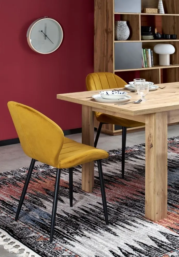 Stół rozkładany BAGIO 120(160)x80 dąb artisan do jadalni I sklep meblowy MIRAT. styl SKANDYNAWSKI