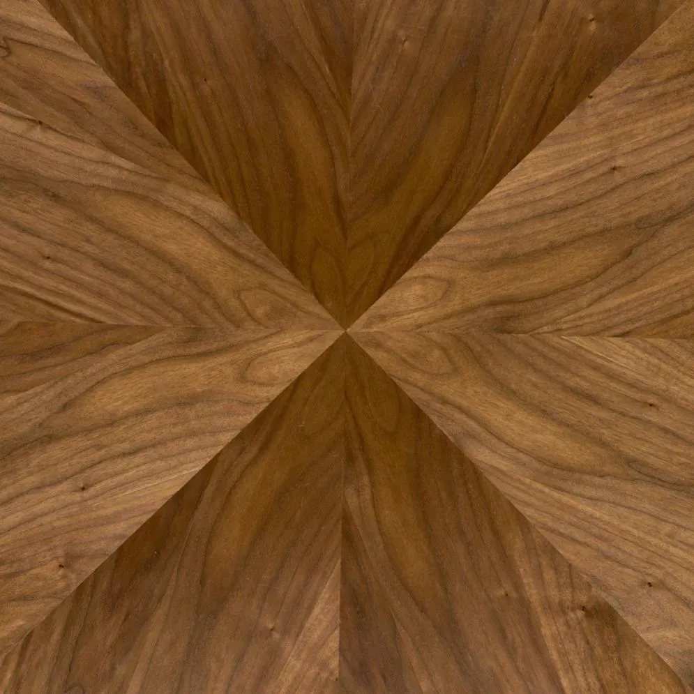 Stół okrągły DANILO 120x120 orzechowy/czarny nierozkładany I sklep meblowy MIRAT. styl LOFT