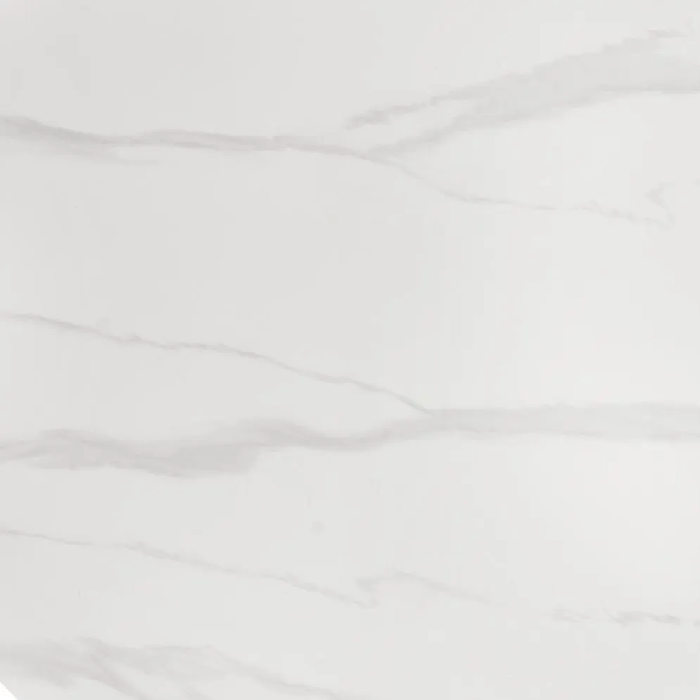 Stół okrągły EDGAR 2 100x100 biały marmur/czarny nierozkładany I sklep meblowy MIRAT. styl GLAMOUR, LOFT