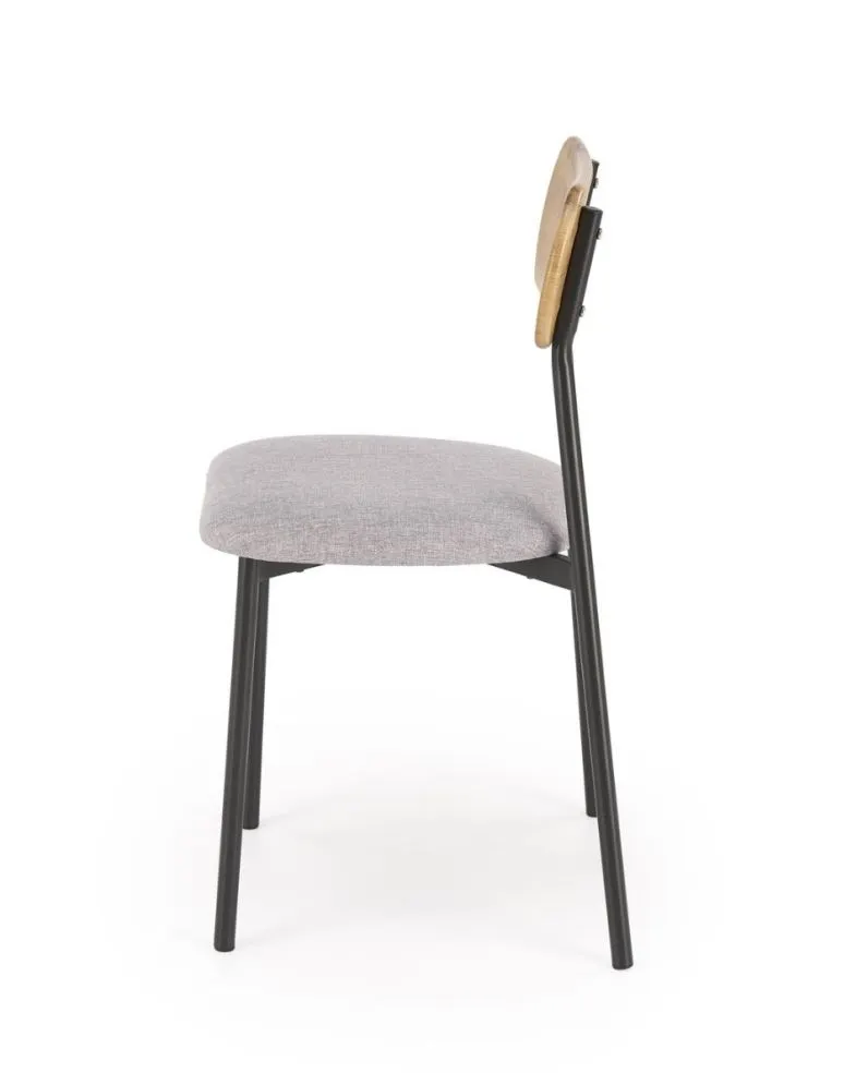 Zestaw NANDO stół + 2 krzesła dąb naturalny/czarny na metalowych nogach I sklep meblowy MIRAT.