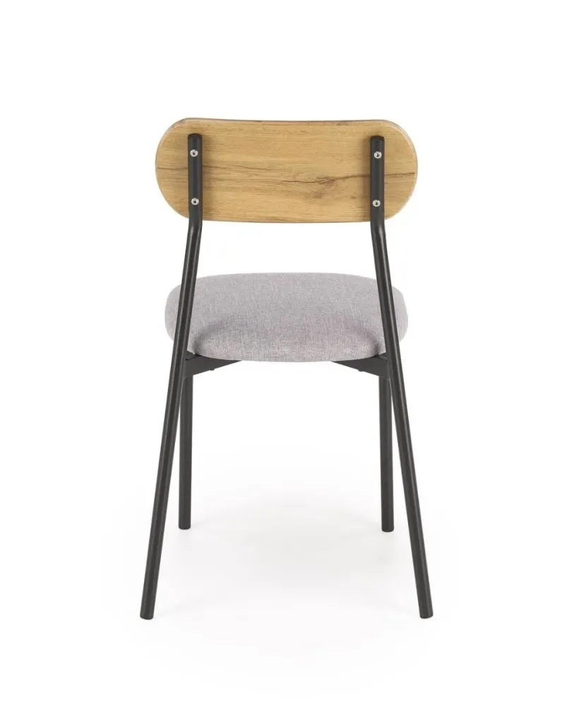 Zestaw NANDO stół + 2 krzesła dąb naturalny/czarny na metalowych nogach I sklep meblowy MIRAT.