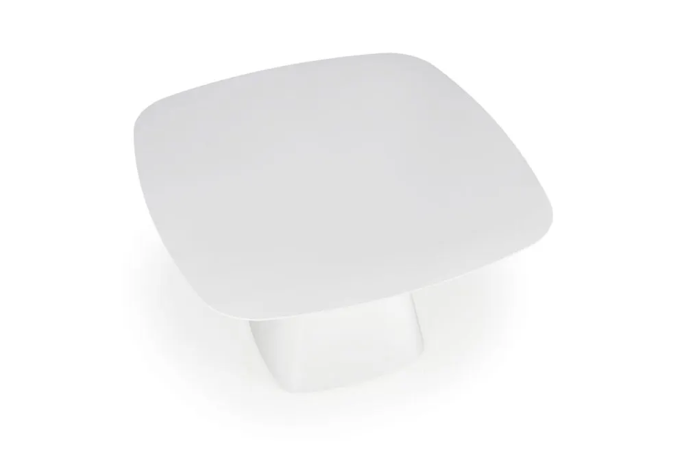 Stół FLAVIO 120x120 biały/biały połysk kwadratowy I sklep meblowy MIRAT.