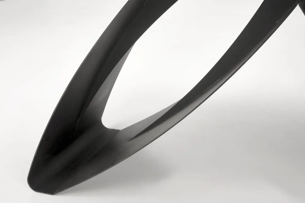 Stół rozkładany HILARIO 180(260)x90 czarny marmur/czarny w loftowym stylu I sklep meblowy MIRAT.