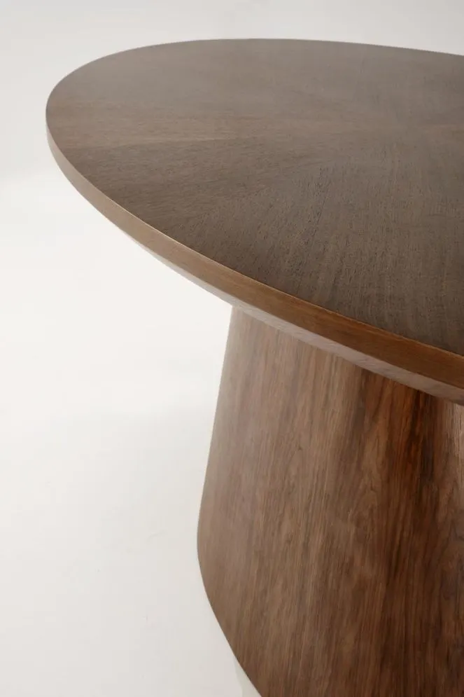 Stół okrągły VAGNER 220x98 orzech nierozkładany I sklep meblowy MIRAT.