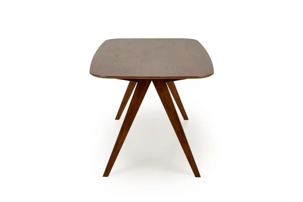 Stół MIGUEL 160x90 orzech/czarny nierozkładany I sklep meblowy MIRAT.