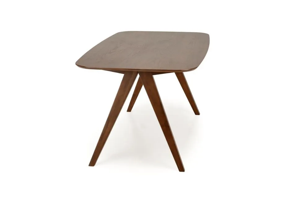 Stół MIGUEL 160x90 orzech/czarny nierozkładany I sklep meblowy MIRAT.