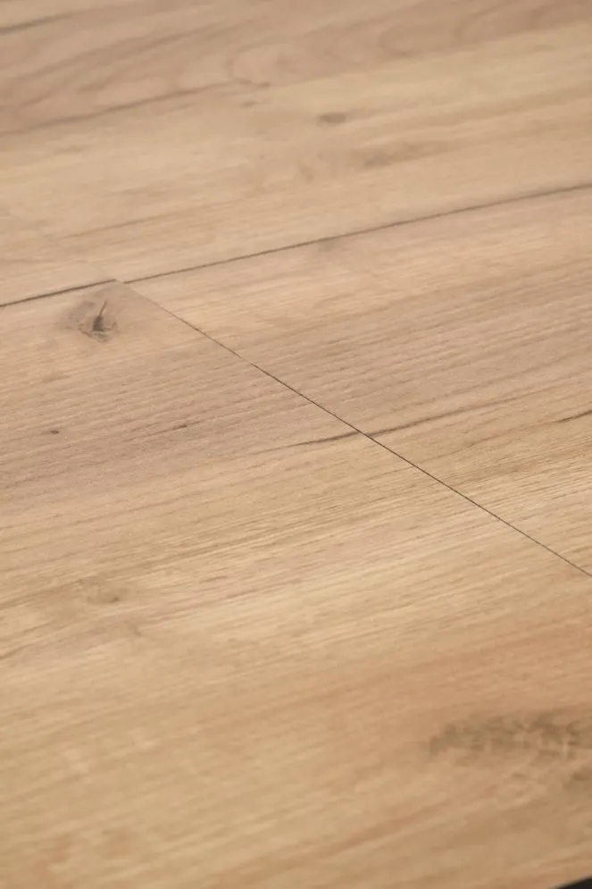 Stół rozkładany GULIAN 140(180)x80 dąb wotan/czarny na drewnianych nogach I sklep meblowy MIRAT. styl LOFT