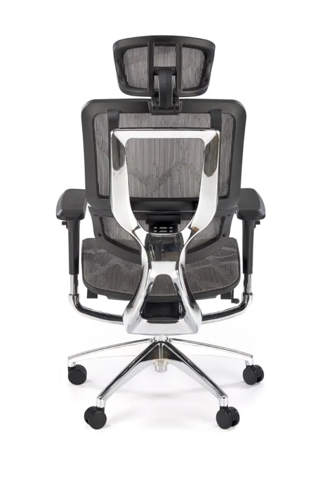 Fotel biurowy ETHAN szary z regulowanymi podłokietnikami I sklep meblowy MIRAT.