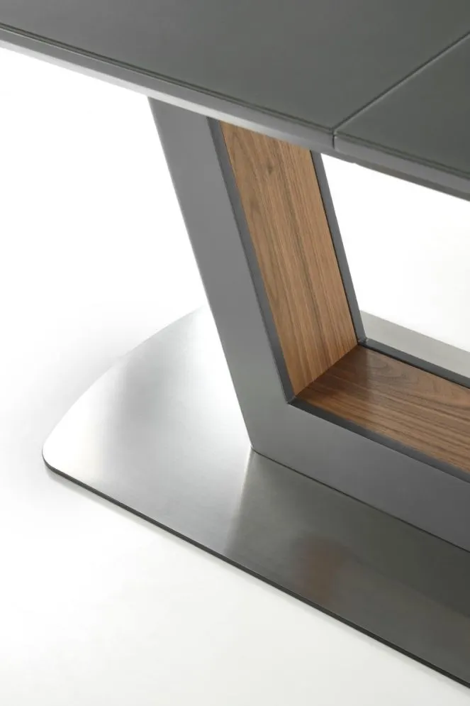 Stół rozkładany BILOTTI antracyt mat orzech | MIRAT.