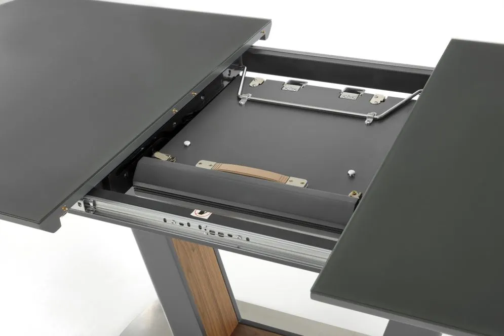 Stół rozkładany BILOTTI antracyt mat orzech | MIRAT.