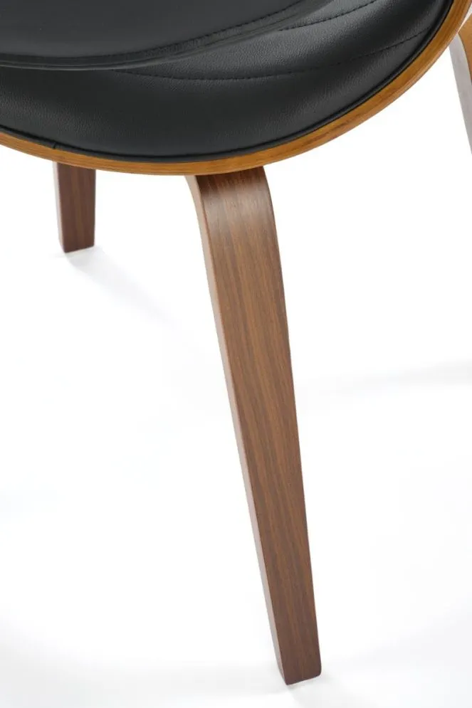 Krzesło K544 czarne/orzech ze sklejki I sklep meblowy MIRAT.