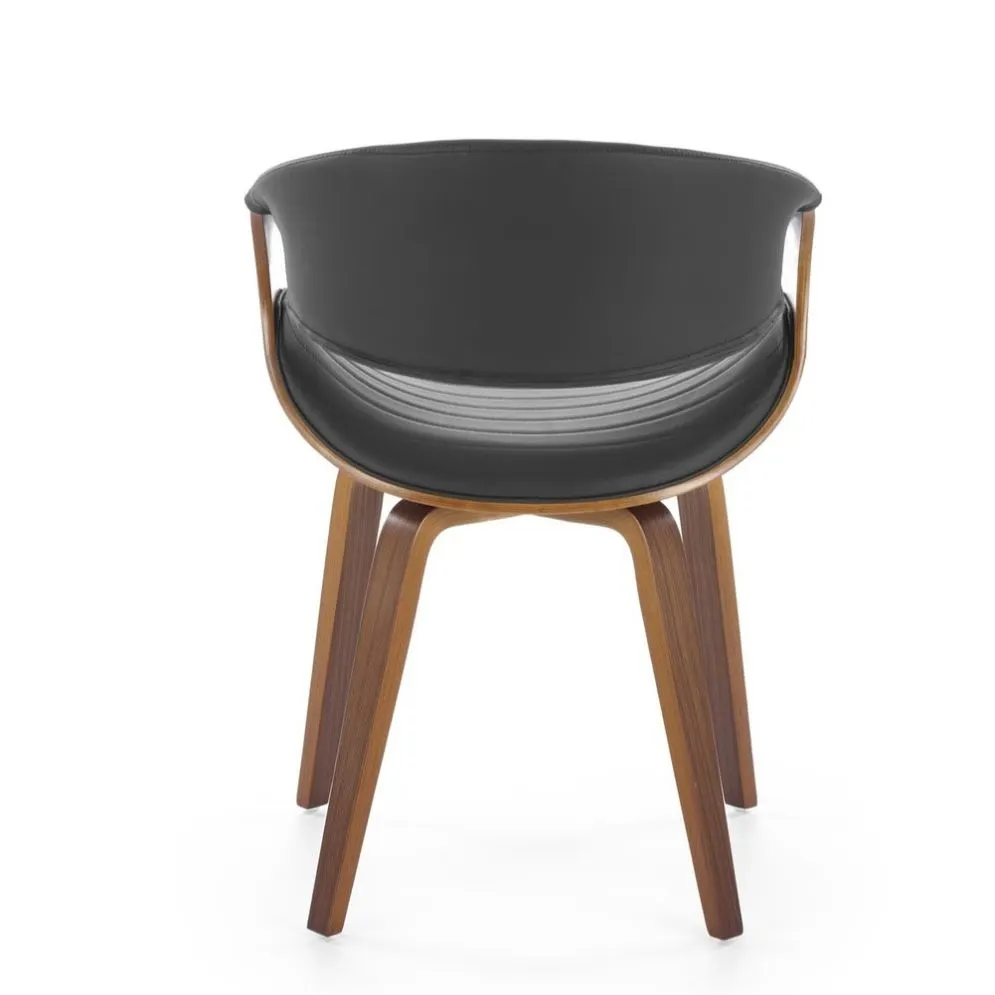 Krzesło K544 czarne/orzech ze sklejki I sklep meblowy MIRAT.