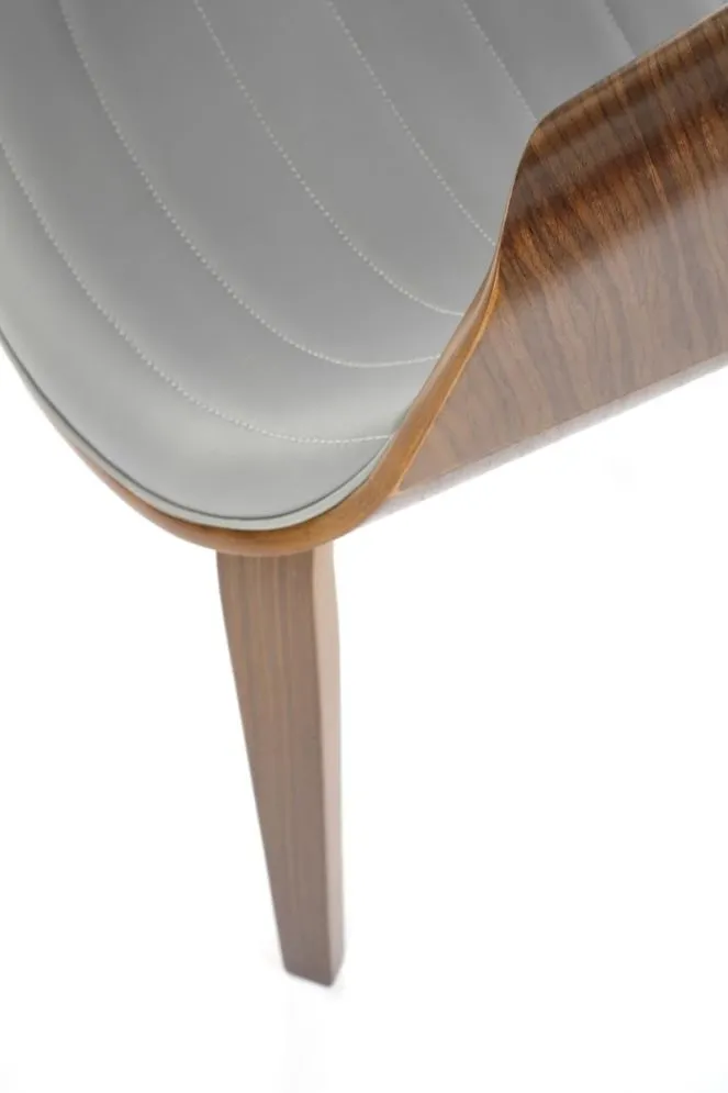 Krzesło K544 szare/orzech gięte I sklep meblowy MIRAT.