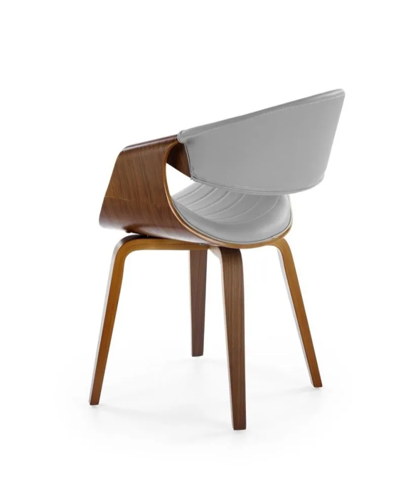 Krzesło K544 szare/orzech gięte I sklep meblowy MIRAT.