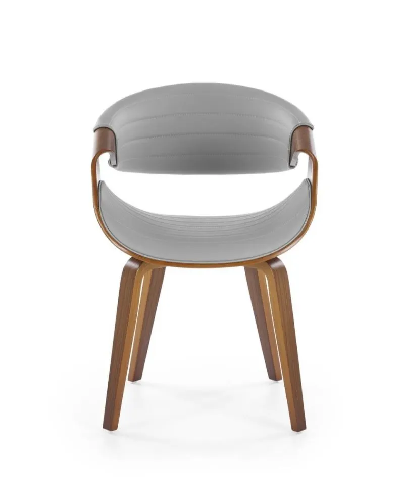 Krzesło K544 szare/orzech gięte I sklep meblowy MIRAT.