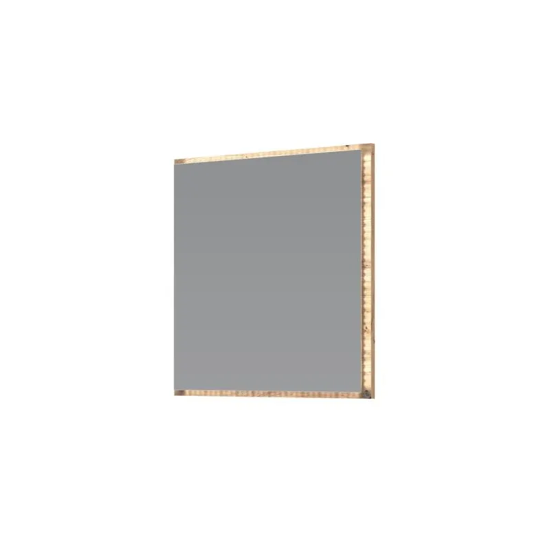 Lustro łazienkowe AVIOLA 60cm dąb artisan z oświetleniem LED I sklep meblowy MIRAT. kolekcja AVIOLA