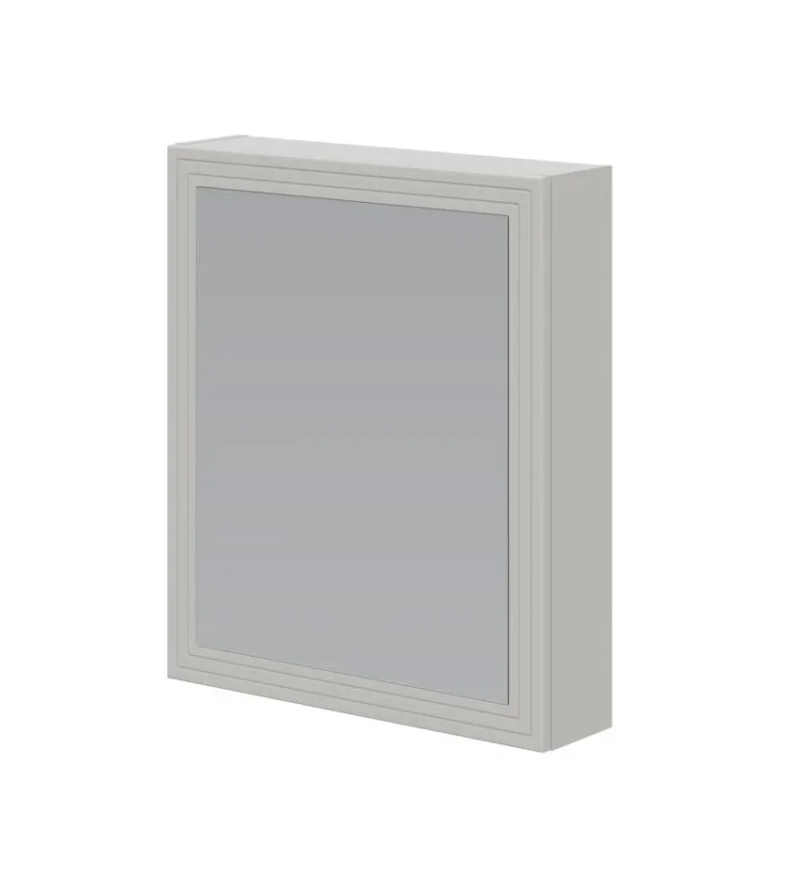 Szafka łazienkowa TORETO 1D 60cm kaszmirowy mat z lustrem I sklep meblowy MIRAT. styl SKANDYNAWSKI kolekcja TORETO