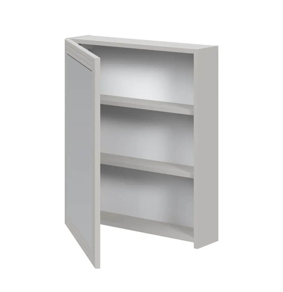 Szafka łazienkowa TORETO 1D 60cm kaszmirowy mat z lustrem I sklep meblowy MIRAT. styl SKANDYNAWSKI kolekcja TORETO