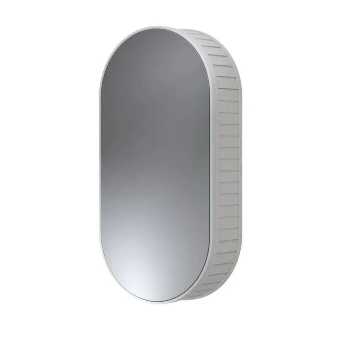 Szafka łazienkowa VENEZIA CASHMERE 1D 43cm kaszmirowy mat z lustrem I sklep meblowy MIRAT. styl RYFLOWANY kolekcja VENEZIA