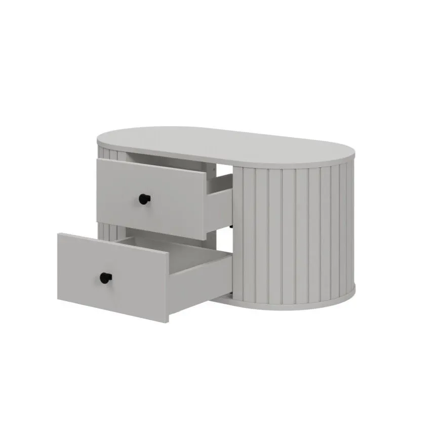 Szafka pod umywalkę VENEZIA CASHMERE 2S 95cm kaszmirowy mat I sklep meblowy MIRAT. styl RYFLOWANY kolekcja VENEZIA