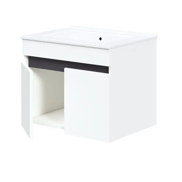 Szafka pod umywalkę FIGARO 2D 60cm biała dwudrzwiowa I sklep meblowy MIRAT. styl SKANDYNAWSKI
