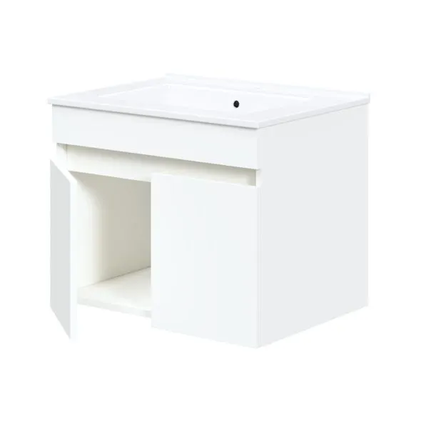 Szafka pod umywalkę FIGARO 2D 60cm biała dwudrzwiowa I sklep meblowy MIRAT. styl SKANDYNAWSKI