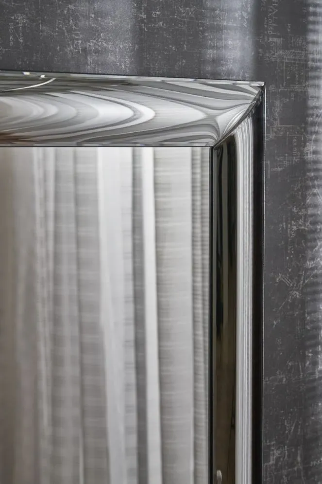 Lustro dekoracyjne ABISSO 72x162cm srebrne wiszące I sklep meblowy MIRAT. styl GLAMOUR