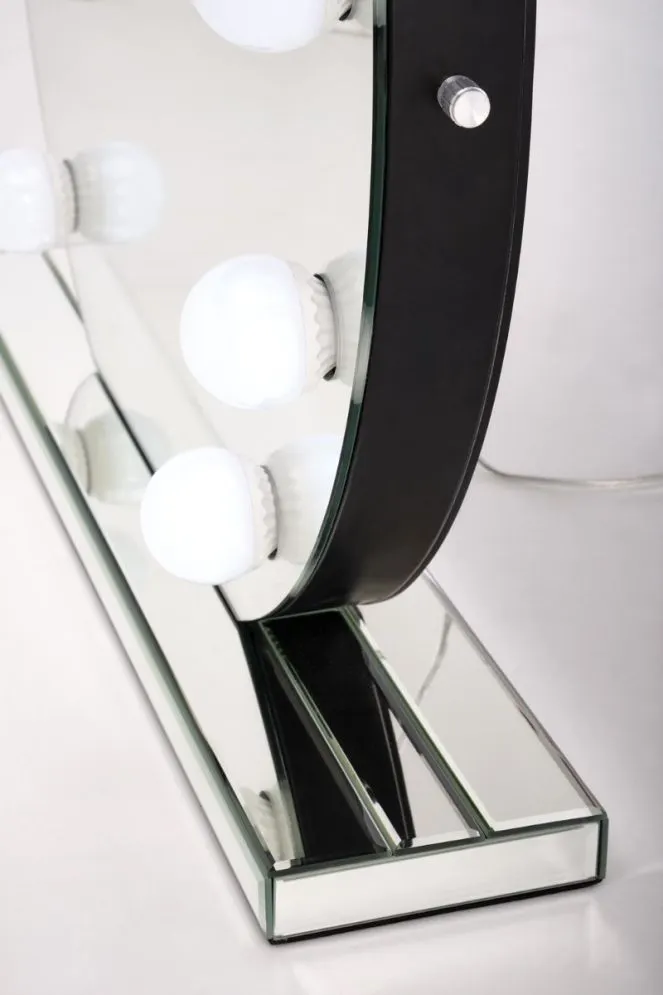 Okrągłe lustro do toaletki TORANO 70x70cm z oświetleniem LED I sklep meblowy MIRAT.