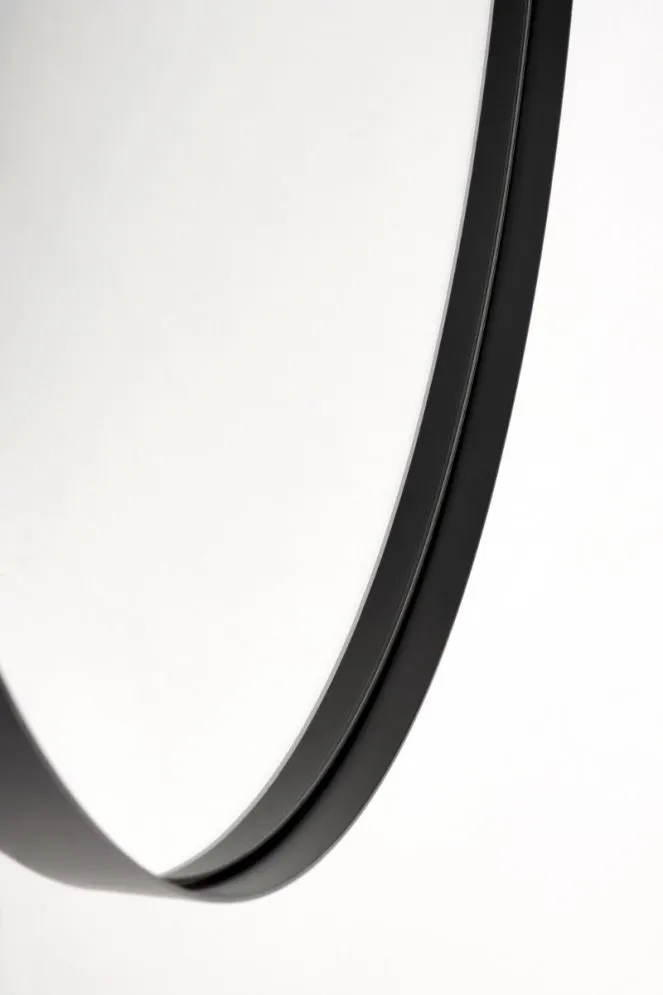 Lustro okrągłe PATINA czarne ścienne I sklep meblowy MIRAT. styl LOFT