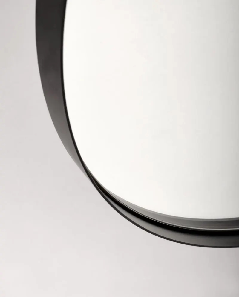 Lustro okrągłe PATINA czarne ścienne I sklep meblowy MIRAT. styl LOFT